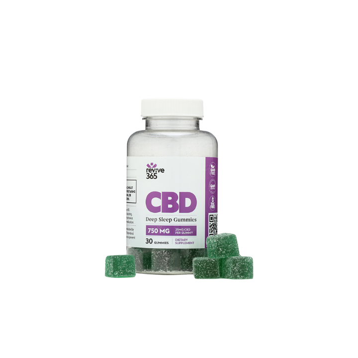 Revive 365 Deep Sleep CBD Gummies - 750mg