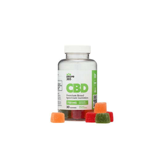 Revive 365 CBD Gummies 750mg - Renewing Gummies